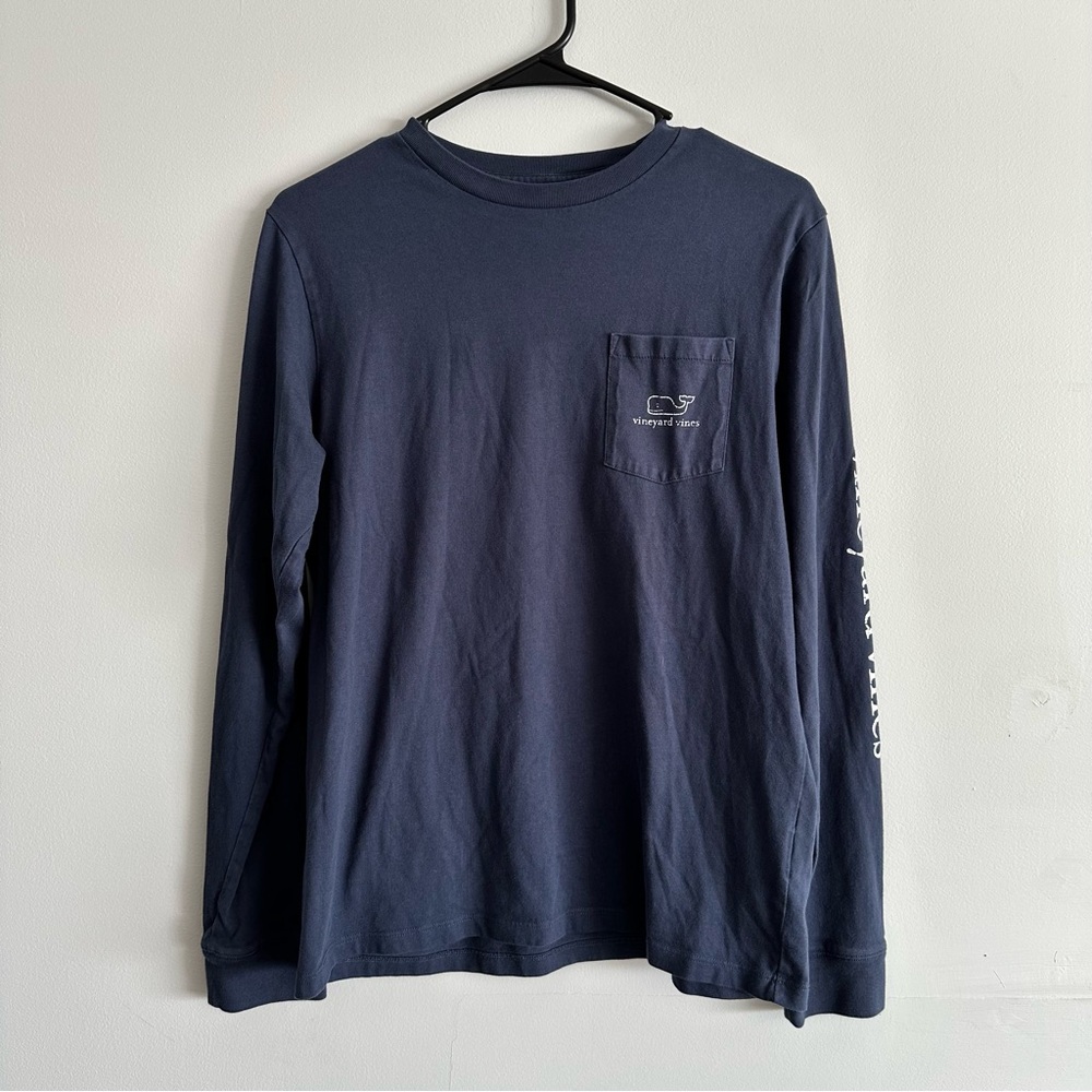 Vineyard Vines Boy’s Navy Long Sleeve Shirt